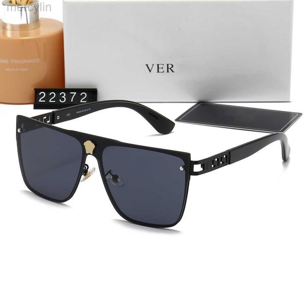 

luxury designer versage sunglasses men's women's vercace sunglasses polarized lenses available trendy fashion casual sunglasses 22, White;black