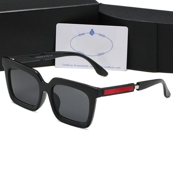 

luxury sunglasses polaroid lens designer womens mens adumbral goggle senior eyewear for women eyeglasses frame vintage metal sun glasses wit, White;black