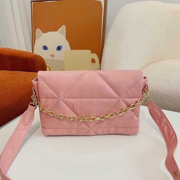 

p chain triangle designer bag leather shoulder bags women luxury messenger bag flap fashion flip cover crossbody bags purses wallet 221121