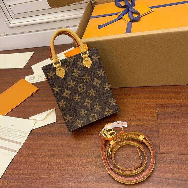 

new m81295 petit sac plat handbags crossbody bags women's mm pm genuine leather city totes clutch bag men m81417 luxury fashion purse s
