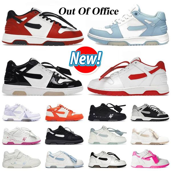

out of office sneaker designer casual shoes low off vintage white distressed leather for walking mens womens loafers trainers platform snea, Black