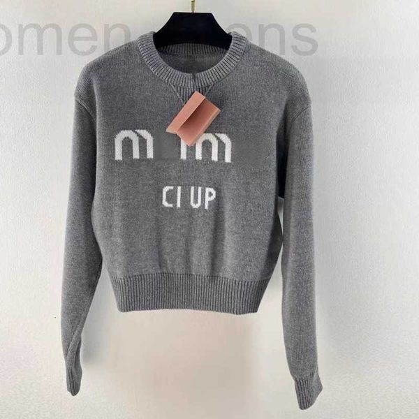 

women's sweaters designer winter women wool sweater knitting pullohoodie womens casual sweatshirt embroidery neck loose short shirt ca0, White;black