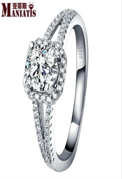 

the design 1 ct simulated diamond ring for women or girl 925 silver luxury group inlaid diamond wedding or engagement or an8767196, Golden;silver