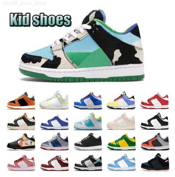 

og 2023 children's casual shoes new chunky sb kids shoes boys girls designer fashion low sneakers dunks athletic children walking toddl, Black