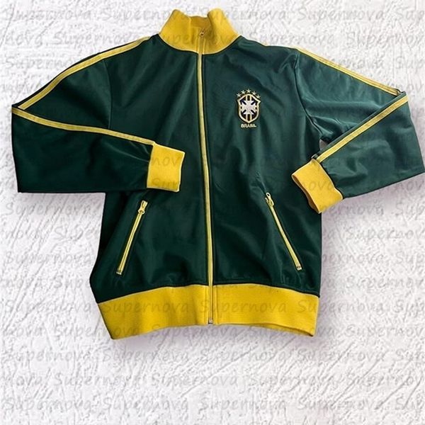 

mens jackets vintage y2k aesthetic sweatshirt twocolor letter embroidery loose graphic zipper hoodie retro 230710, Black;brown