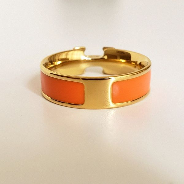 

new designer design titanium ring classic jewelry men and women couple rings modern style band l9uu#, Silver