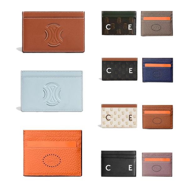 

mirror quality coin purses bag luxurys passport holders genuine leather womens key wallets mens designer cardholder vintage purse card holde, Brown;gray