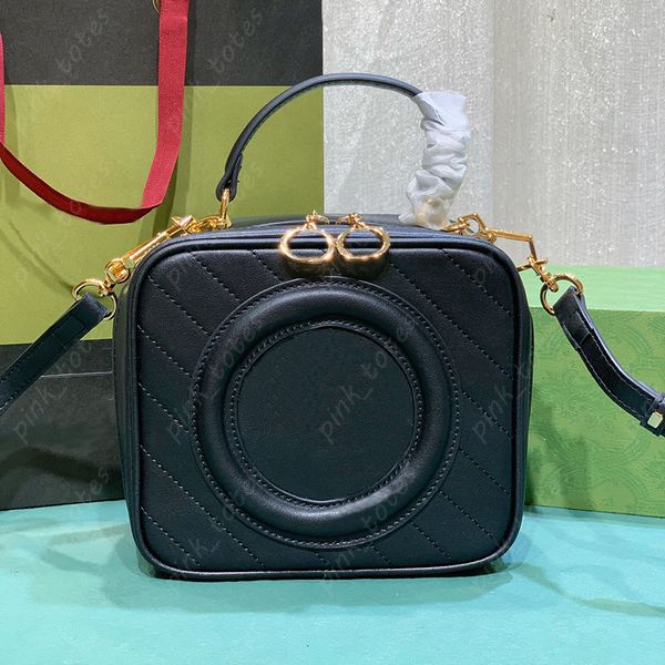 

fashion blondie bag designer handle handbag round interlocking handbags womens gold letters zipper cross body totes shoulder bags 2023