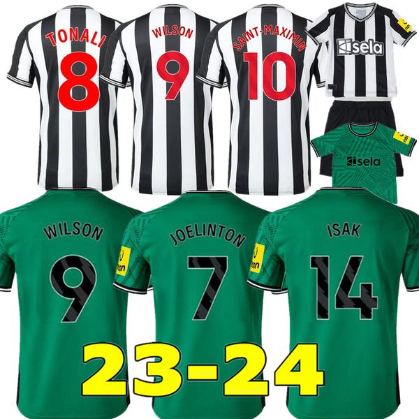 

23/24 TONALI soccer jerseys Kids Kit 2023 2024 BRUNO G. WILSON SAINT MAXIMIN ISAK Football Shirt Home Away Set Fan Version