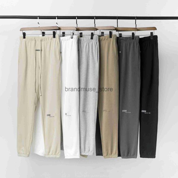 

mens pants mens autumn pants joggers fears womens of long god cotton luxury essentials sweatpant jogging reflective casual trouser botton sw, Black