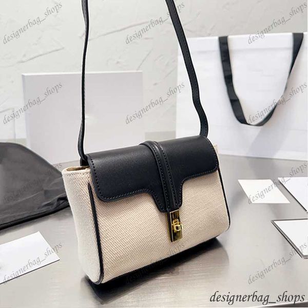 

new luxury bags canvas bags designer bags canvas spell leather retro fashion women shoulder bags crossbody bags mini purse high grade leathe
