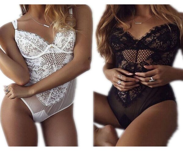 

women039s underwear fashion women lace light bodysuits intimates underwear lady girl shapers deep vneck shaper plus s8721524, Black;white