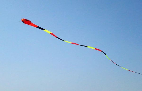 

3d 40meters stunt huge red hand snake power sport kite outdoor toy 9700008