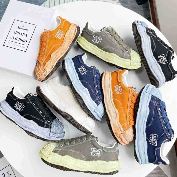 

2023 mmy casual shoes maison mihara yasuhiro original sole cut canvas sneaker low all star 0827445698 36-44, Black