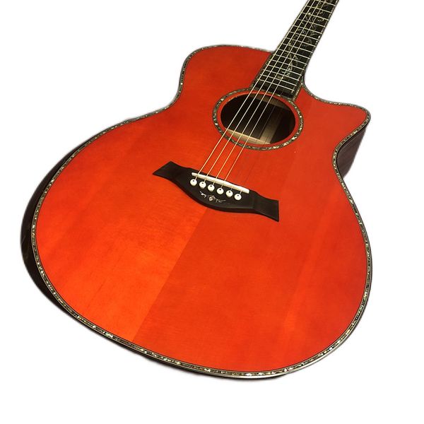 

2023 41 "solid wood profile black finger ps14 series acoustic guitar