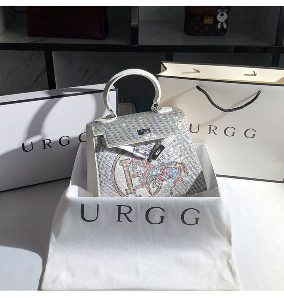 

luxury shoulder bag leather handbags with diamond bags women cross body flap messenger bags