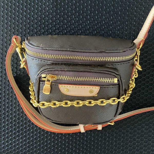 

designer bags crossbody handbag shoulder bag genuine leather womens hobo chest pack luxurys designers pochette accessories chain wallets coi, Silver