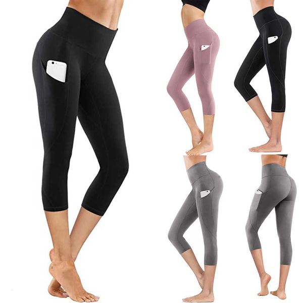 

leggings sport women fitness yoga capris pants gym clothing tights high waist butt lift push up legging female woman leggins hkd230711
