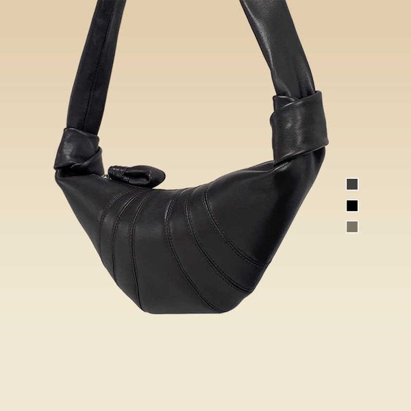 

ox horn lemaire bag french laemar correct version flat replacement croissant eulogy bag leather men and women's cross body bag chest ba