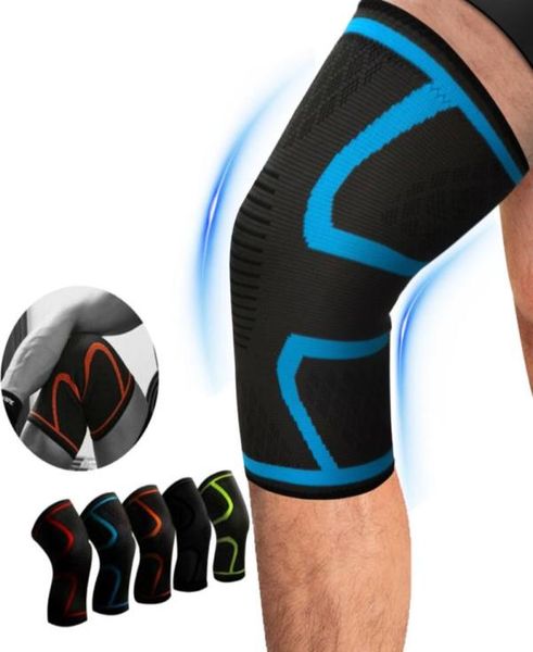 

1pcs sports running cycling gym knee pad support braces elastic nylon compression knee protector sleeve for volleyball basketbal4817214, Black;gray