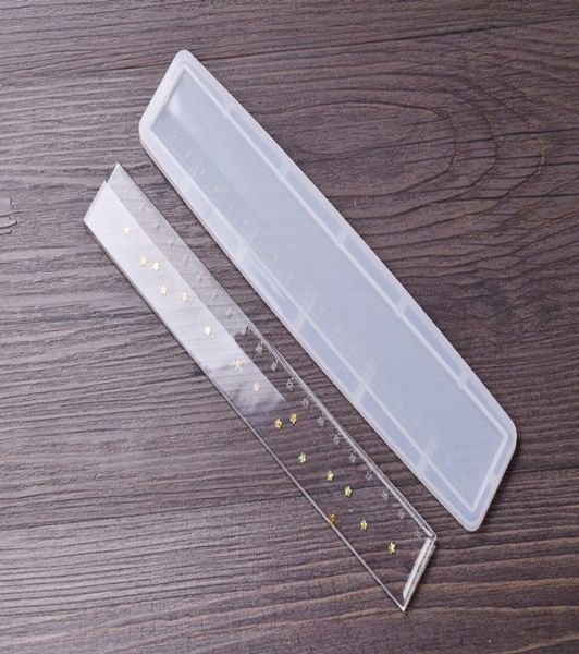 

ruler resin silicone mold 20cm diy craft handmade silicone epoxy resin clay flexible moulds measuring ruler jewelry making tools8219551