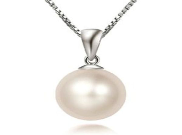 

jewelry whole fashion folk style natural pearls pearl necklace s925 sterling silver pendant female necklace for women lady6311909