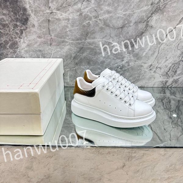 

luxury sneakers designer casual shoes men shoe white calfskin flat classic fashion breathable trainer sneaker size 35-46 xsd230414, Black