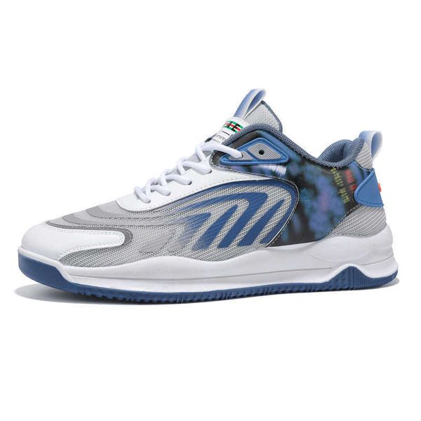 

mens casual running shoes lace up fashion sneakers man breathable mesh sports trainers black blue size 39-44