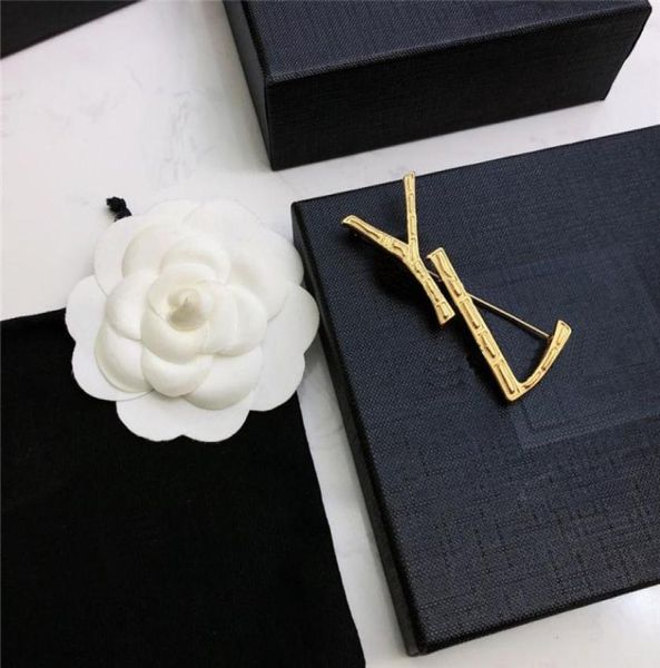 

luxury designer brooch jewelry classic pin for suit dress letter jewellry gold broochs pins clothes ornament party3848333, Gray