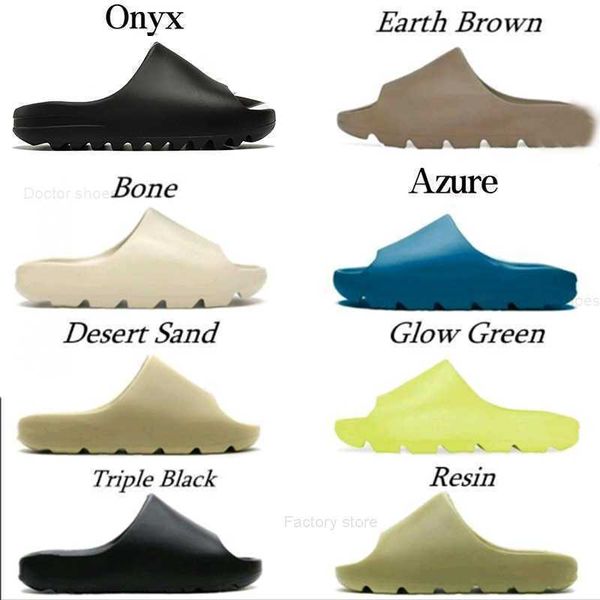 

designer slippers flat beach sandals men women summer slides sandal slipper black onyx bone desert sand earth brown enflame orange pure resi