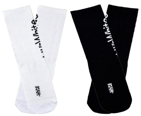 

men039s socks hip hop fashion off harajuku street style white long men skateboard basketball stripe compression calcetines259b67211146793, Black