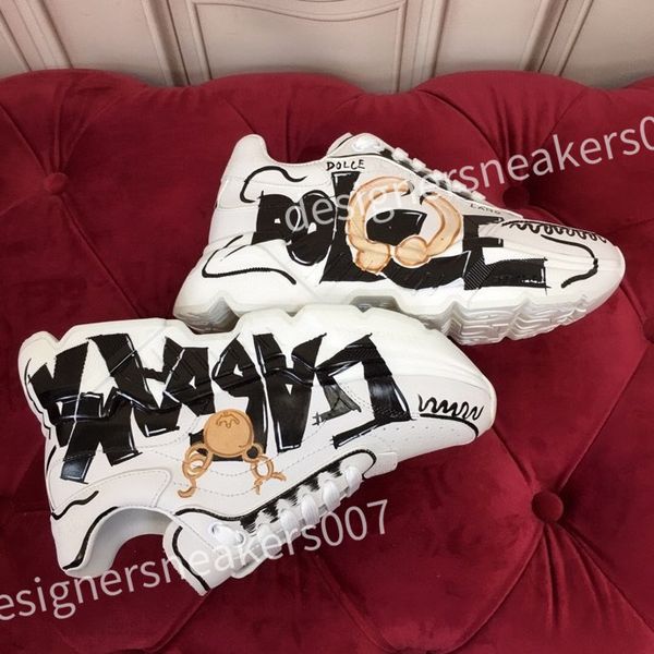 

new luxurys designer sneakers plate-forme shoes pop color matching running shoes thick sole trend light fashion cool casual lace-up dad shoe, Black