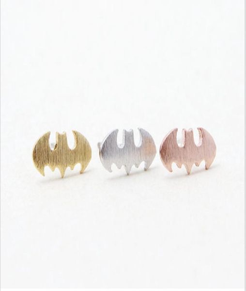 

fashion jewellery punk bolt animal bats stud earrings earrings gothic women festival gift of men3220372, Golden;silver