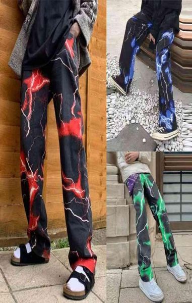 

pants crossborder fancy casual pants fashion trend street straight leg32932993187192, Black