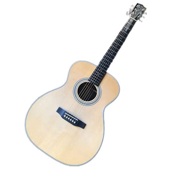 

2023 40 "om series full solid wood high configuration acoustic acoustic guitar