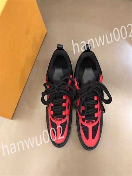 

luxury designer flat sneaker trainer casual shoes leather white letter overlays fashion platform mens womens low sneakers rd230601, Black