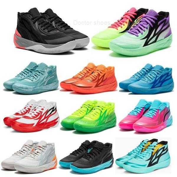 

lamelo ball mb 2 men basketball shoes mb.02 honeycomb phoenix phenom flare lunar new year jade red 2023 authentic trainers sneakers