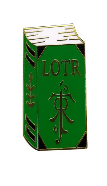 

tolkien lord of the rings hard enamel pin hobbit birthday gift organizer friend gift badge brooch2895686, Gray