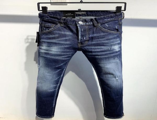

dsq phantom turtle men039s jeans mens luxury designer jeans skinny ripped cool guy causal hole denim fashion brand fit jeans me1161870, Blue