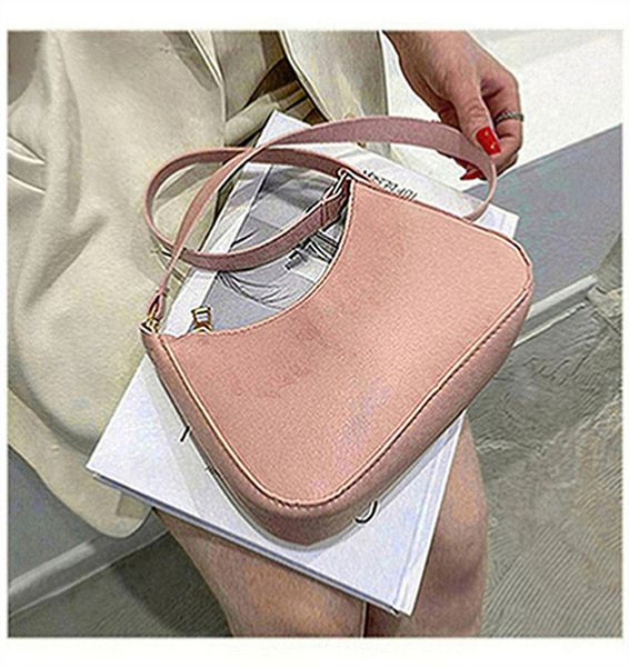 

new handle bag women retro handbag pu leather shoulder totes underarm handle bag female small subaxillary bags clutch a31, Black