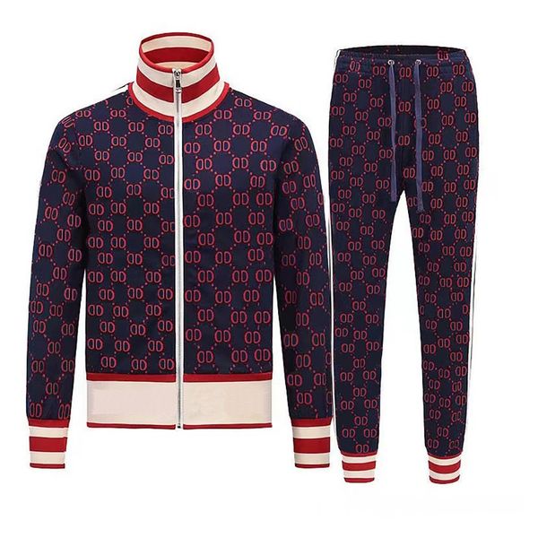 

men's tracksuits designers hoodies set coats street loose suits jackets pants fashion sportswear jogging sweatshirts thick sportswear s, Gray