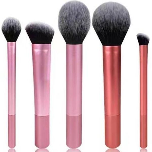 

real techniqus rt brushes makeup set04183 blending sponges, foundationblush concealer,ultraplush synthetic bristles beauty tool