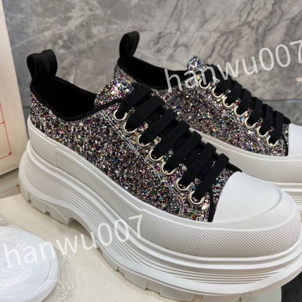 

new casual men women designer sneakers vintage shoes fashion designers chaussures ladies reflective trim sneaker xsd230416, Black