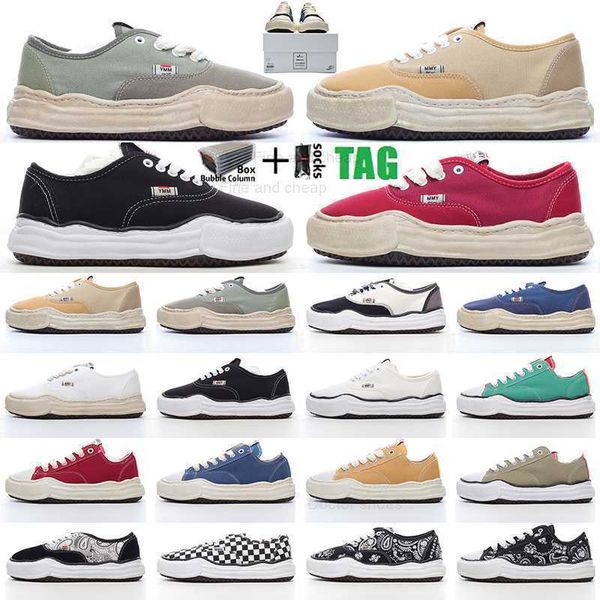 

designer dissolving shoes madness maison mihara yasuhiro mmy shoes og canvas lowcut sneaker mens platform womens white black red grey casual