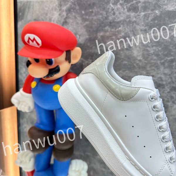 

new sneakers designer casual shoes men shoes white calfskin flat classic fashion breathable trainer sneaker size 35-46 xsd230414, Black