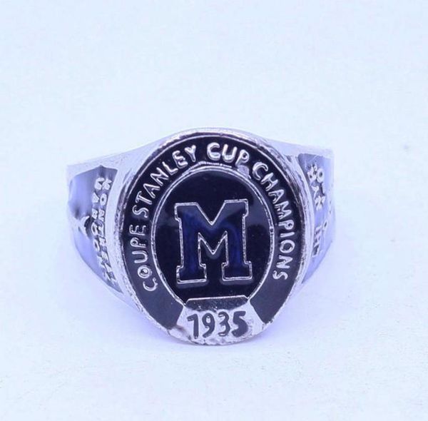 

1935 montreal maroons coupe cup world championship ring019908392, Golden;silver