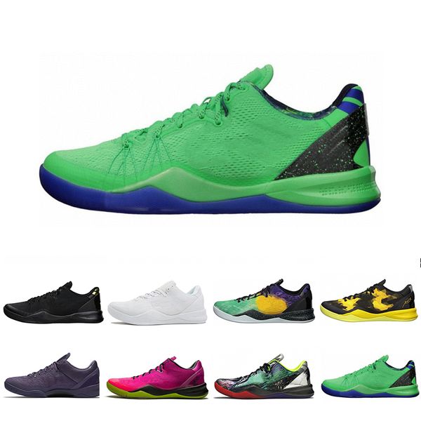 

mamba 8 8s basketball shoes sulfur electric prelude reflection mambacurial easter black gold supehero triple white mens trainers sport sneak