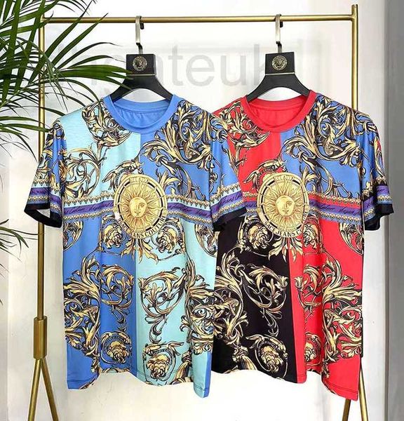 

men's t-shirts designer 2023 spring and summer new trend digital printing youth popular casual men's short-sleeved t-shirt 8ymi, White;black