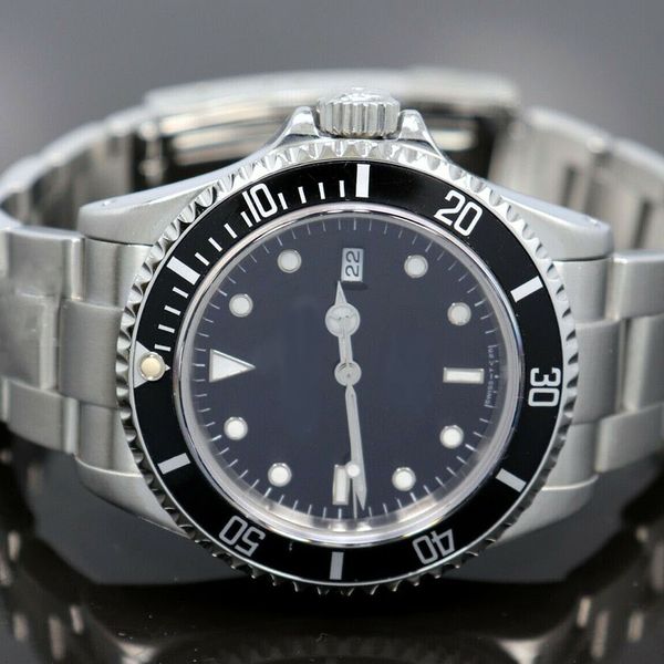 

luxury bp factory 3235 automatic movement sea-dweller 116600 stainless steel black dial men's under water watch, Slivery;brown