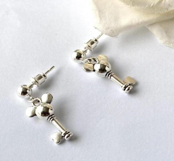 

fashion 20pair vintage punk mouse most key charms earrings for women girls retro drop earrings jewelry4112763, Golden